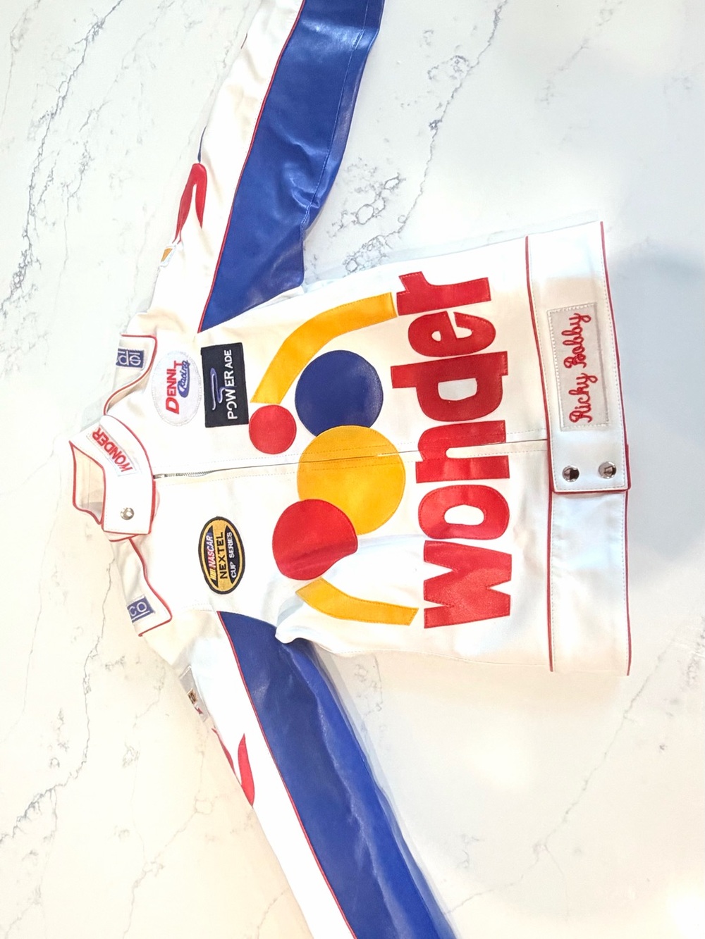 Vibrant Talladega Nights Ricky Bobby #26 Wonder Bread racing jacket!